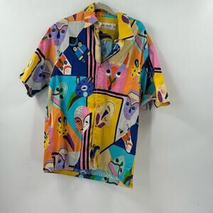 Sayulita Shirt Co mascaras cotton button down shirt